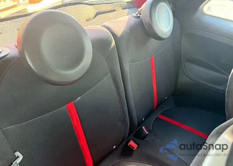 2012 Fiat 500 Abarth z USA, uszkodzony, nr VIN 3C3CFFFH8CT337233